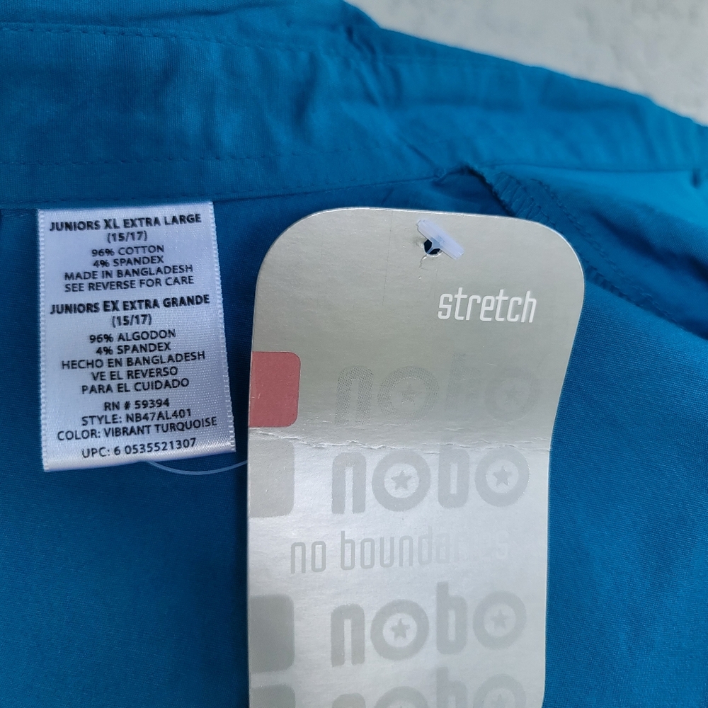 Stretch Cotton NWT Y2K XL Blue shirt 💙💙💙 - Picture 8 of 11